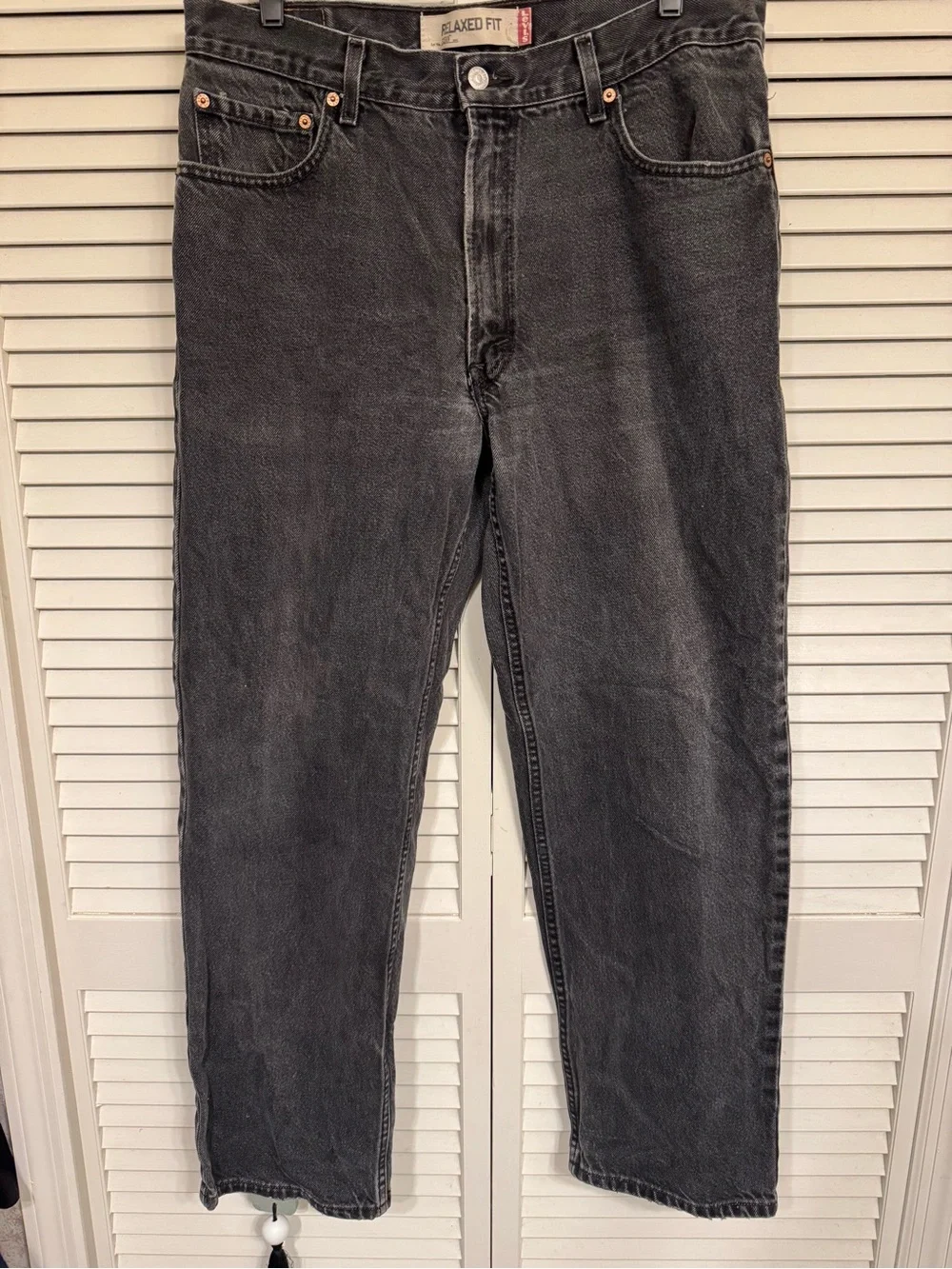Levi’s Relaxed Fit Men’s Black Jeans 36W L32